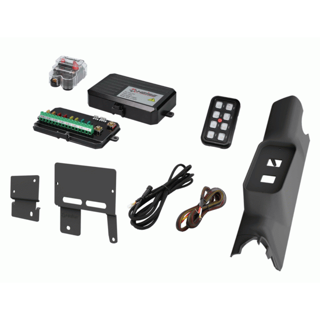 Metra JP-APS-JK A-Pillar 8-Gang Switch Panel System for Jeep Wrangler JK 2007-18