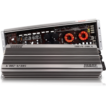 Sundown Audio SAEV4-200.4 4-Channel 200W x 4 @ 4 Ohms RMS Class-AB Car Amplifier