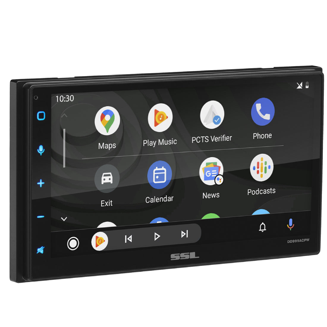 Sound Storm Laboratories DD999ACPW Double-DIN, Wireless Apple CarPlay & Android Auto, MECH-LESS Multimedia Player (no CD/DVD) 6.75" Touchscreen Bluetooth