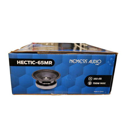 Nemesis Audio HECTIC-65MR 6.5" 750 Watts Max 4-Ohm 1.75" VC Car Midrange Speaker