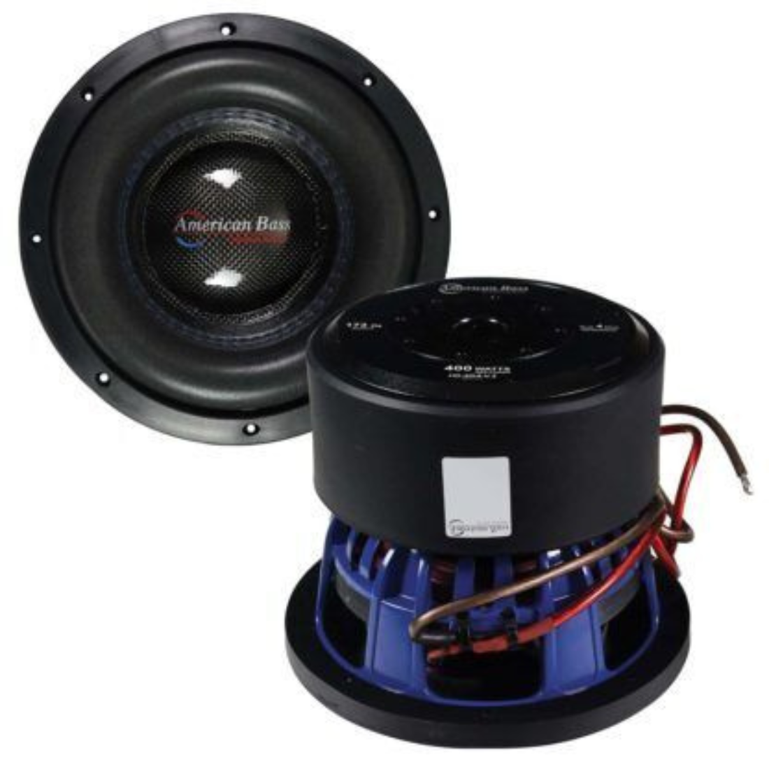 American Bass HD8D4V2 8" 800W Max Dual 4-Ohm Voice Coil DVC Car Audio Subwoofer