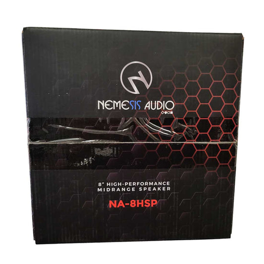 Nemesis Audio NA-8HSP 8" 180 Watts RMS 4-Ohm Car Audio Mid-Range Speaker