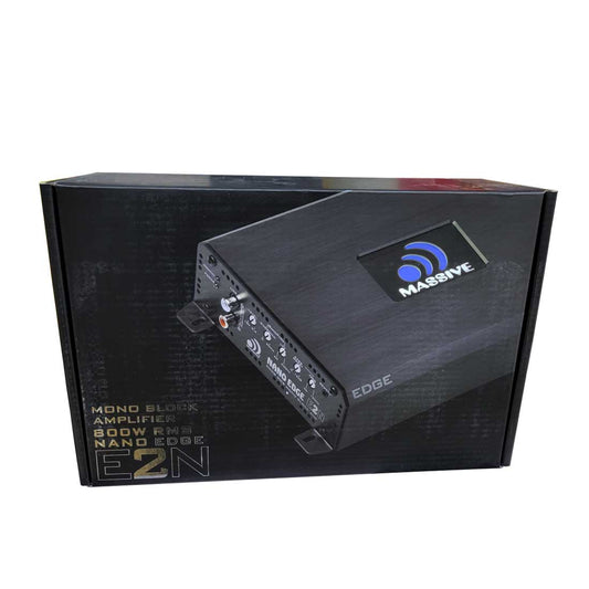 Massive Audio E2N Nano Edge 1-Channel / Monoblock 800 Watts RMS Car Amplifier