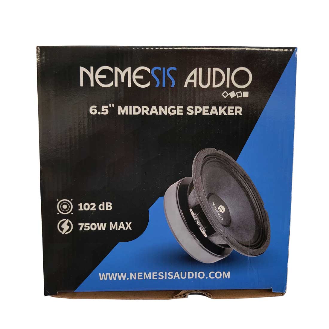 Nemesis Audio HECTIC-65MR 6.5" 750 Watts Max 4-Ohm 1.75" VC Car Midrange Speaker