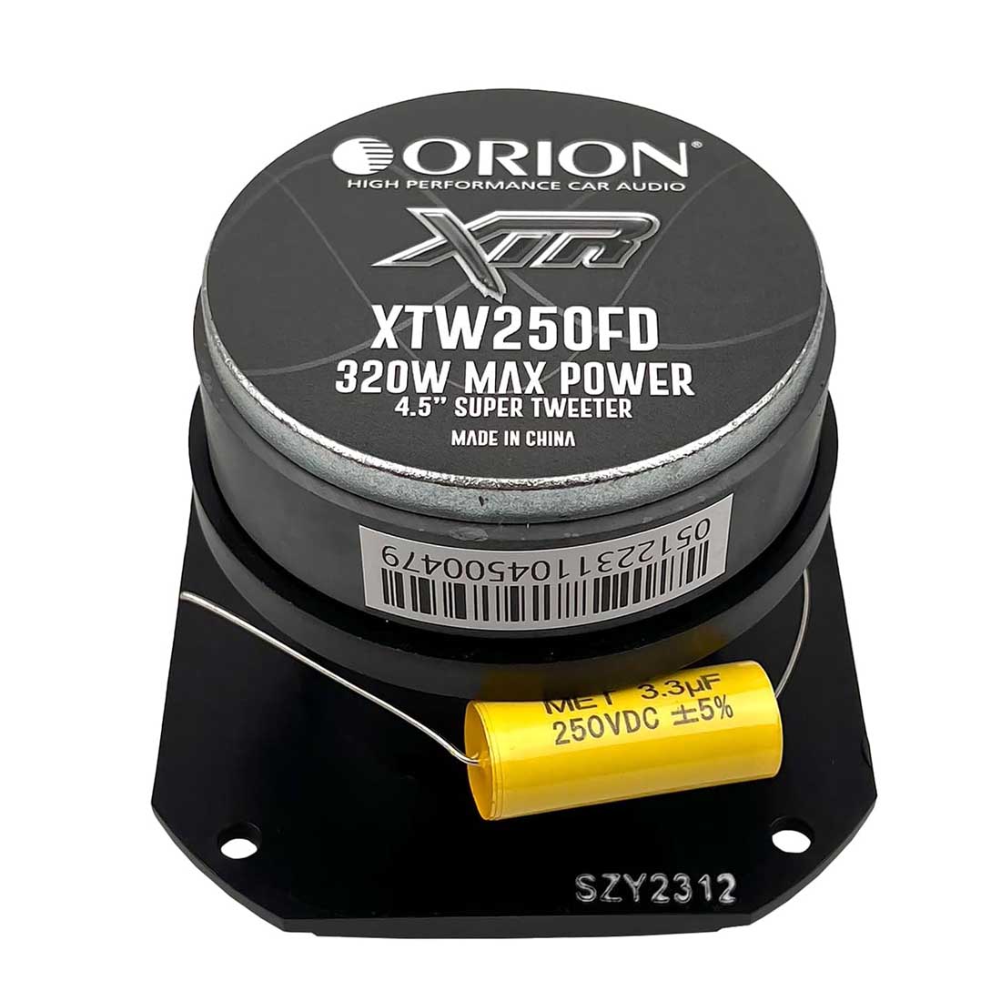 Orion XTW250FD 4.5" 320 Watts Peak 4-Ohm Car Audio Bullet Tweeter (Single)