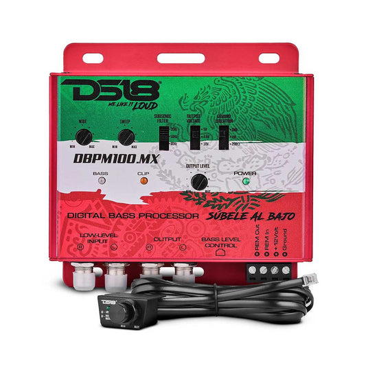 DS18 DBPM100.MX Car Audio Digital Bass Restoration Processor with Mexico Design