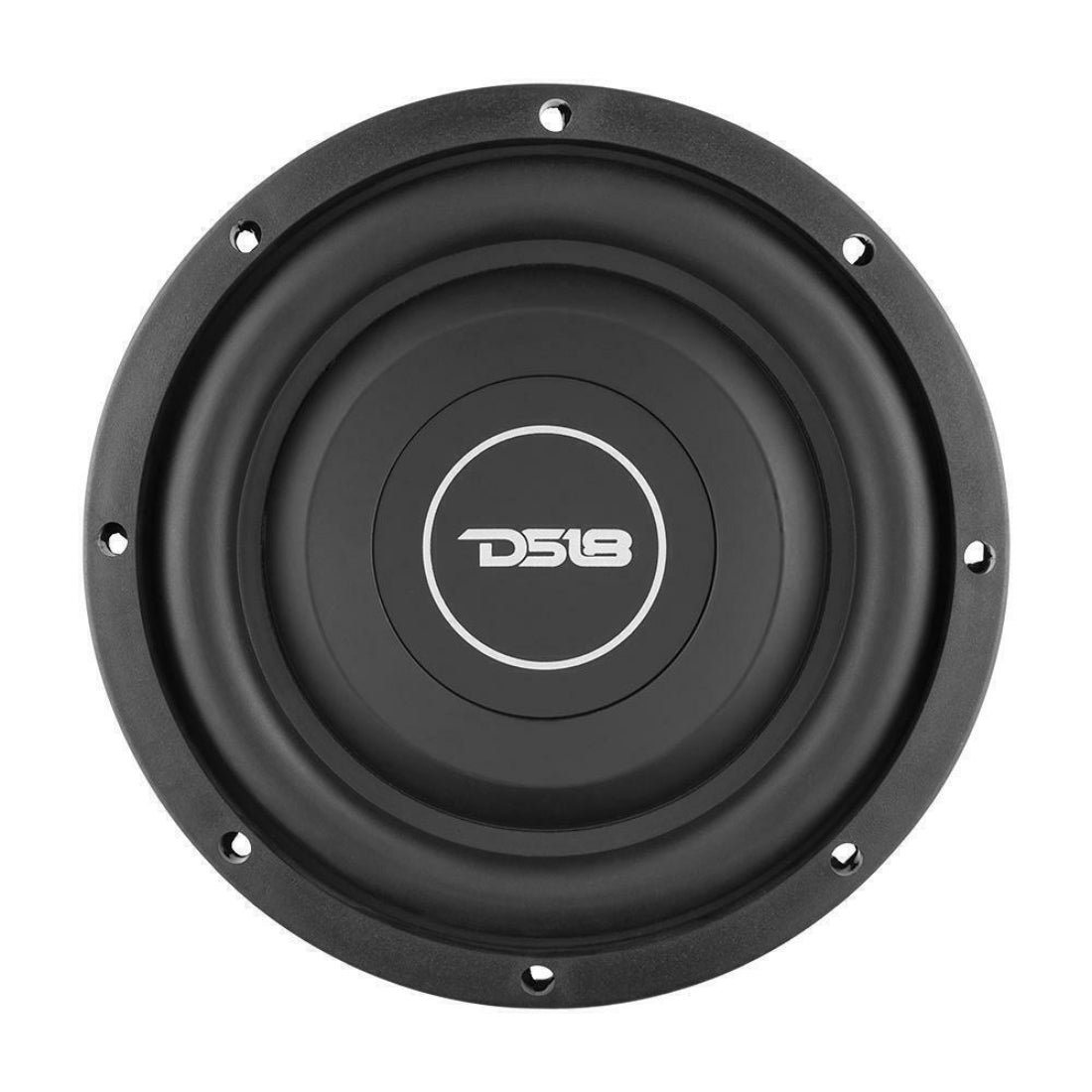 DS18 SRW8.4 8" 300W Max Single 4-Ohm Voice Coil SVC Shallow Mount Car Subwoofer