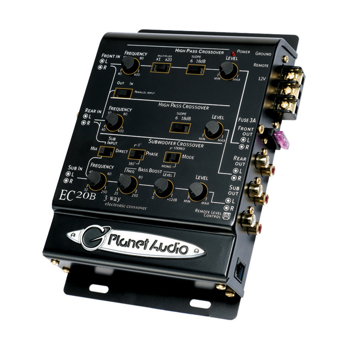 Planet Audio EC20B 3-way Electronic Crossover