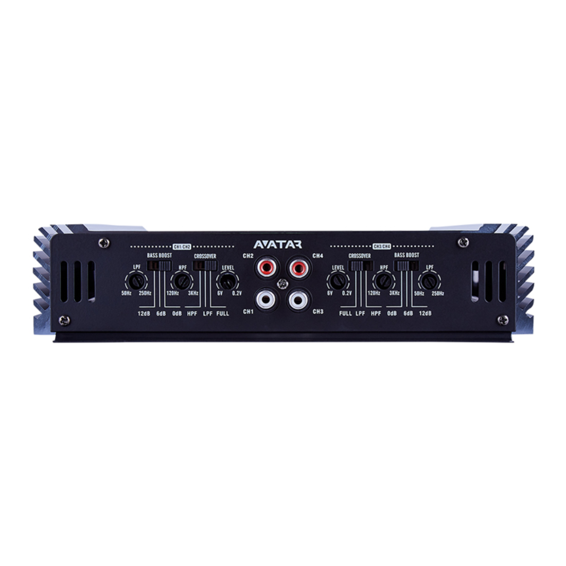 Deaf Bonce Avatar ABR-460.4 4-Channel 460W RMS Class-AB Car Audio Amplifier