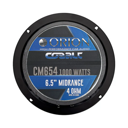 Orion CM654 6.5" 1000W Max 4-Ohm Car Audio Midrange Bullet Speakers (Pair)