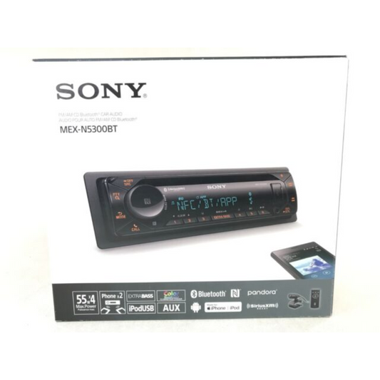 Sony MEX-N5300BT 1-DIN Car Stereo In-Dash MP3/USB/AUX CD Receiver w/ Bluetooth