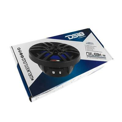 DS18 NXL6BK 300 W Max 6.5" 2-Way Marine Audio Speakers w/ RGB LED Lights - Black