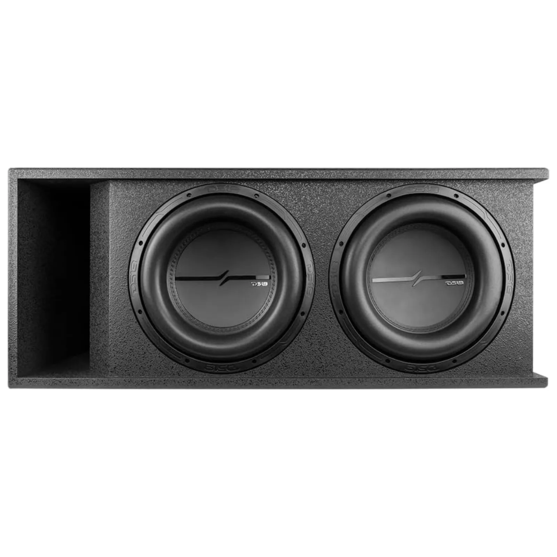 DS18 ZXI-212LD.RG 12" 4000W Max 1-Ohm Loaded Dual Vented Subwoofer Enclosure