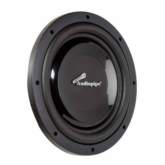 Audiopipe TS-FA100 10" 400W Peak Dual 4-Ohm Voice Coil Car Audio Flat Subwoofer