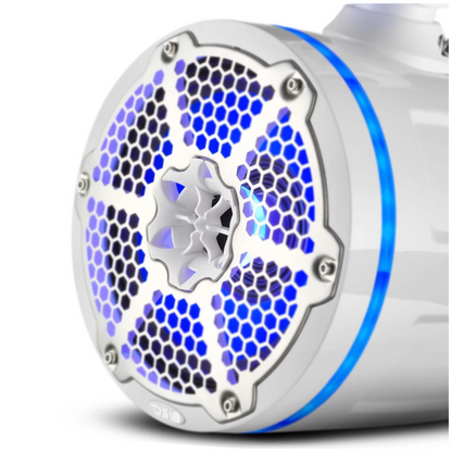 DS18 NXL-X8TPNEO/WH 8" 550W Max Marine Powersports Tower Speakers w/ RGB (White)