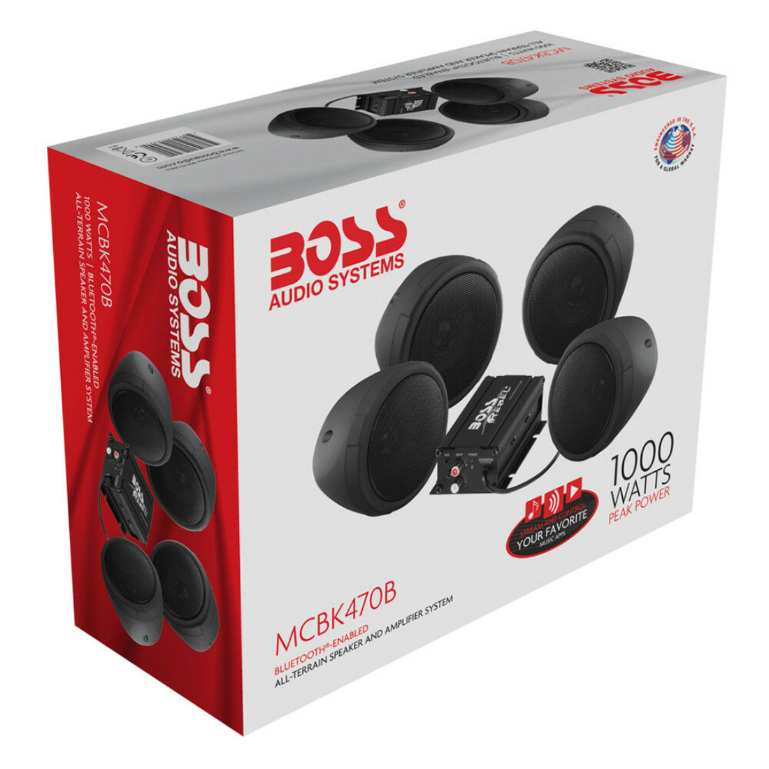 BOSS Audio MCBK470B ATV Sound System With Bluetooth Speakers