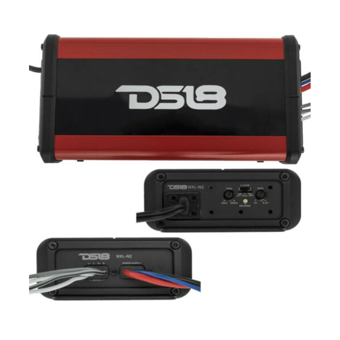 DS18 NXL-N2 600 W Max 2-Channel Digital Full Range Marine Audio Amplifier