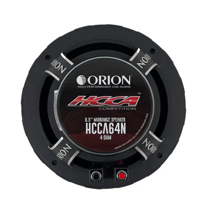 Orion HCCA64N 6.5" 1400W Max 4-Ohm Car Audio Neodymium Midrange Speakers (Pair)