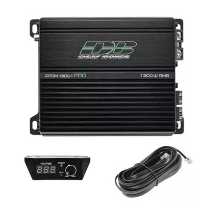 Deaf Bonce ATOM 1300.1 PRO 1300W Car Audio Power Amplifier Class-D Monoblock