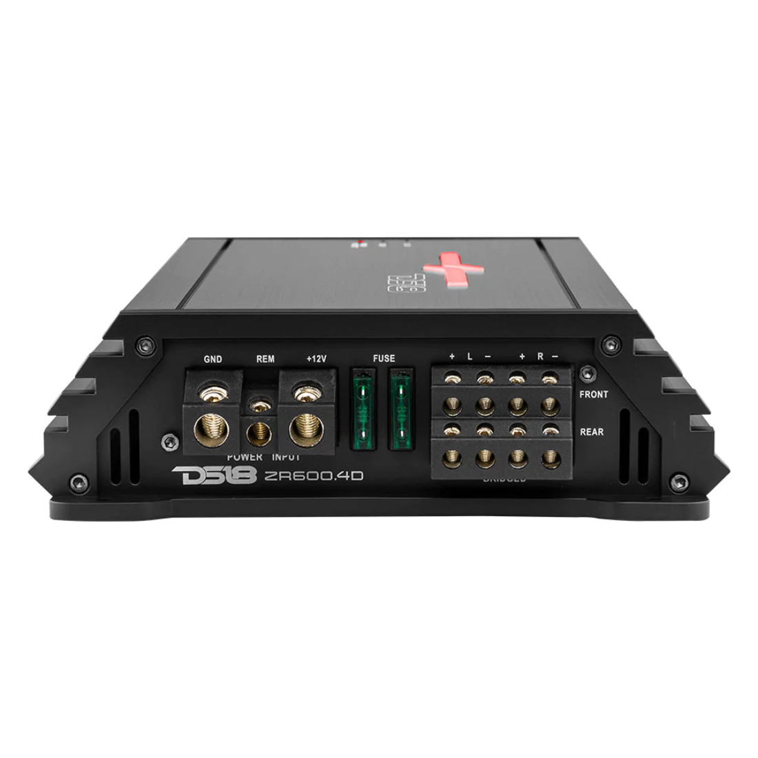 DS18 ZR600.4D 2400W Max 4-Channel Class-D Full-Range Car Audio Amplifier