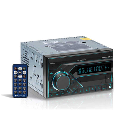 Planet Audio PM40RGB 2-DIN Bluetooth Mechless Digital Media Receiver (No CD/DVD)