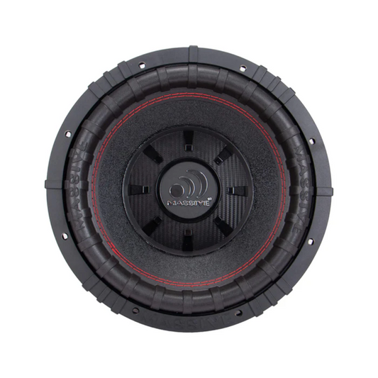 Massive Audio GTR124 12" 1500W Peak 2.5" Dual 4-Ohm Voice Coil Car Subwoofer