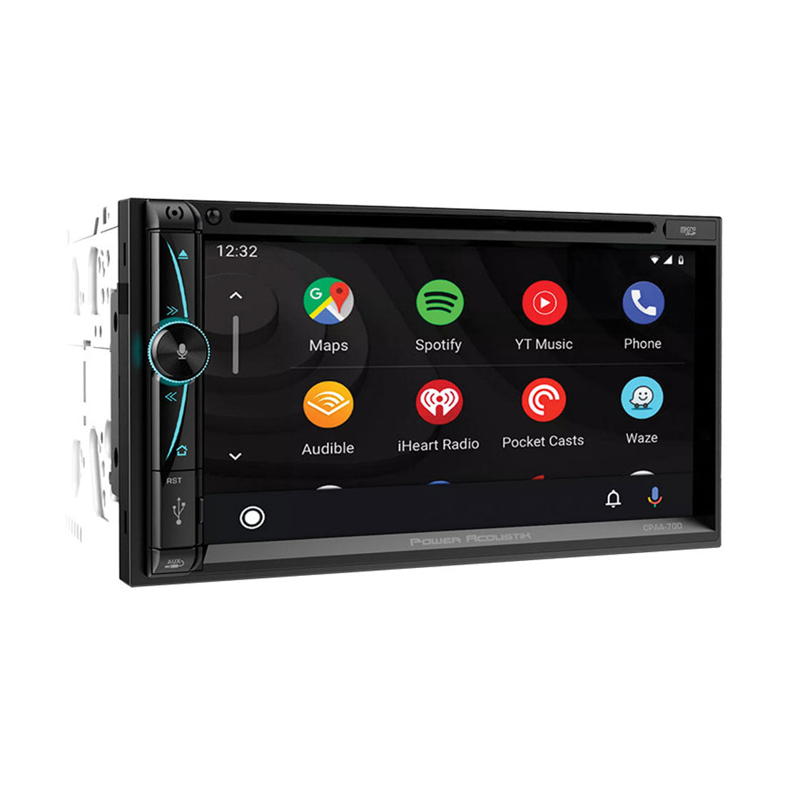 Power Acoustik CPAA-70D 2-DIN In-Dash Bluetooth 7" DVD Car Multimedia Receiver