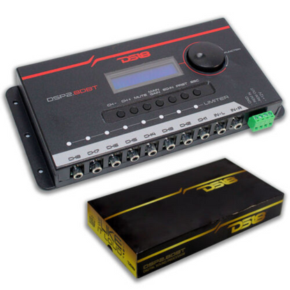 DS18 DSP2.8DBT 2-Channel In & 8-Channel Out Digital Sound Processor w/ Bluetooth