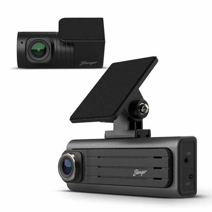 Stinger OPSIS SDC-2CHFHD Universal Full HD Resolution Front and Rear Dash Camera