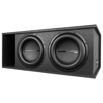 DS18 ZXI-212LD.RG 12" 4000W Max 1-Ohm Loaded Dual Vented Subwoofer Enclosure