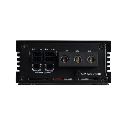 Nemesis Audio UM-1200X4D 4-Channel 1200W Max Class-D Ultra Micro Car Amplifier