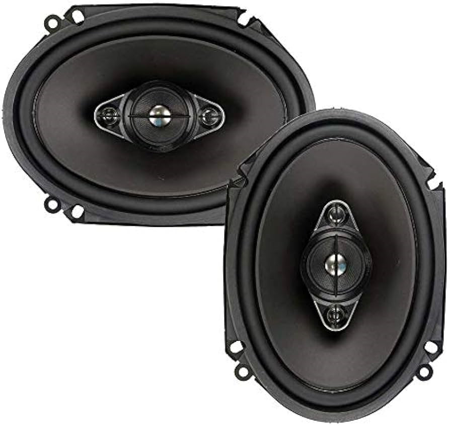 Pioneer TS-A6880F 350 W Max 6" x 8" 4-Way 4-Ohm Stereo Car Audio Coaxial Speaker