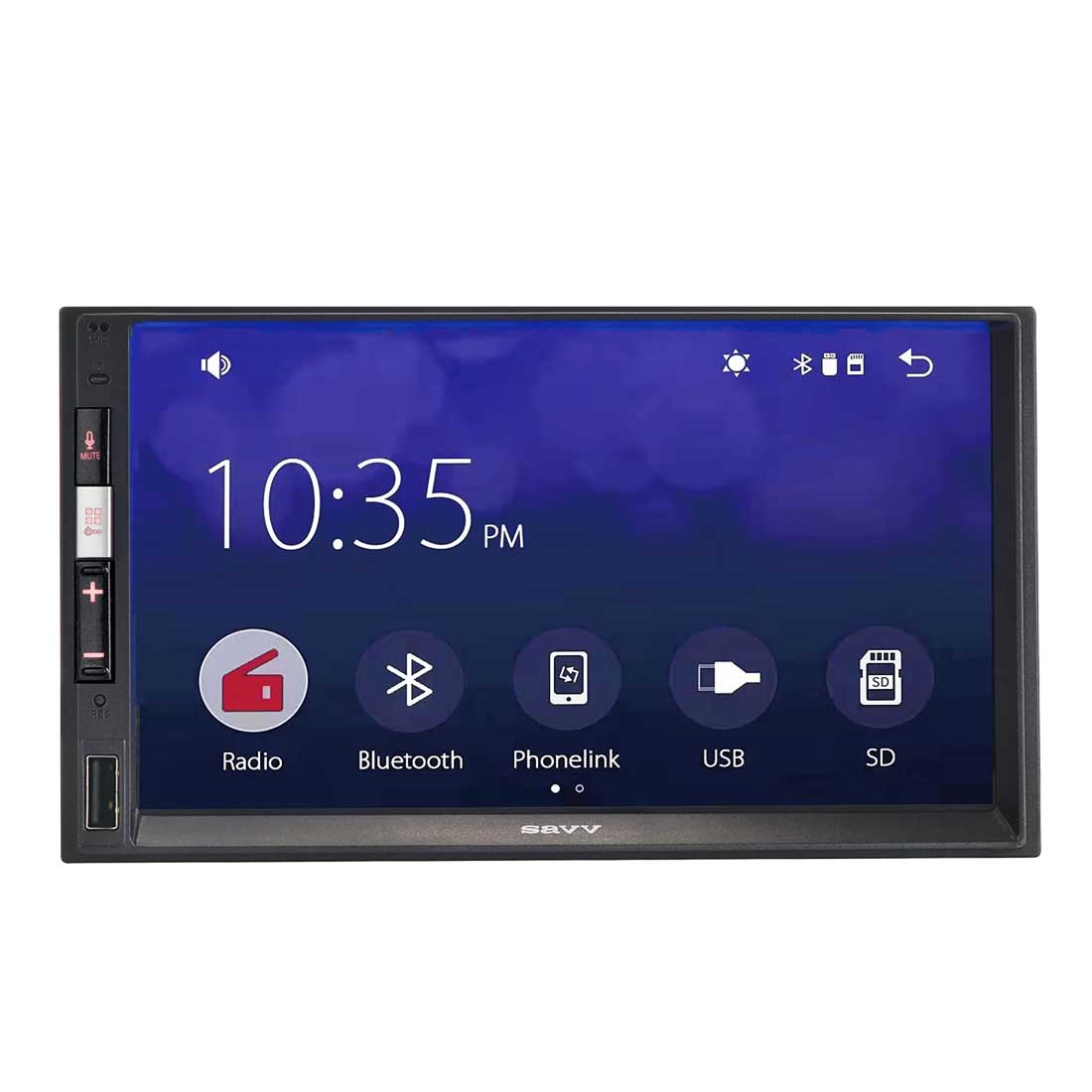 Savv DMH-N700 2-DIN 7" Digital Media Receiver with Android & iPhone Connectivity