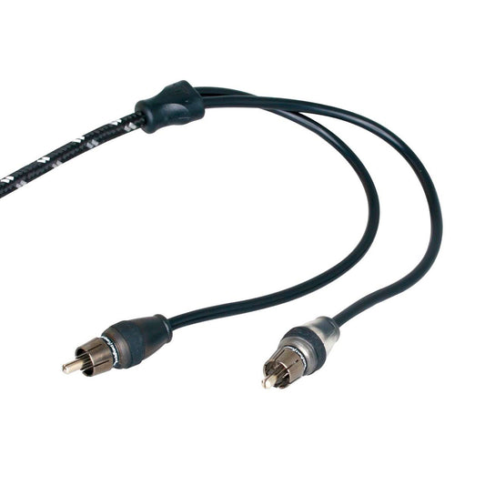 Rockford Fosgate RFIT-20 20Ft. Premium Dual Twist RCA Interconnect Signal Cable