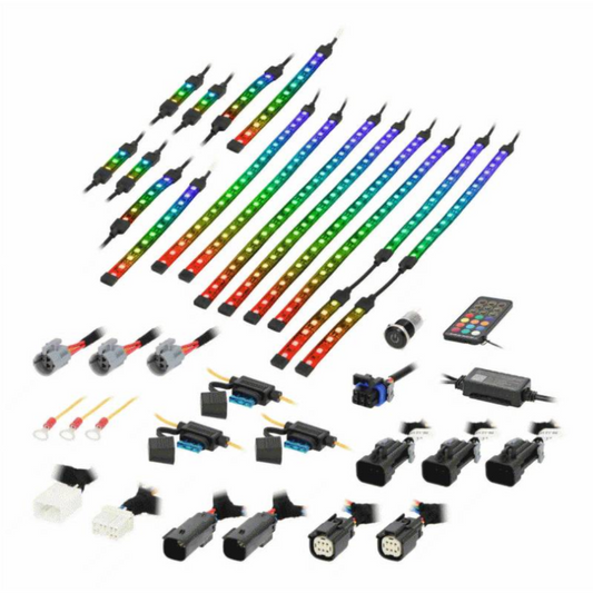 Metra BC-CHASE-K1 16-Piece Plug-N-Play RGB Chasing LED Strip Kit w/ RF Remote