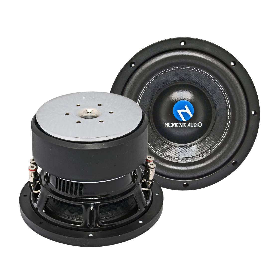 Nemesis NA-8EV.2 D2 1000W Max 8" Dual 2-Ohm Voice Coil DVC Car Audio Subwoofer