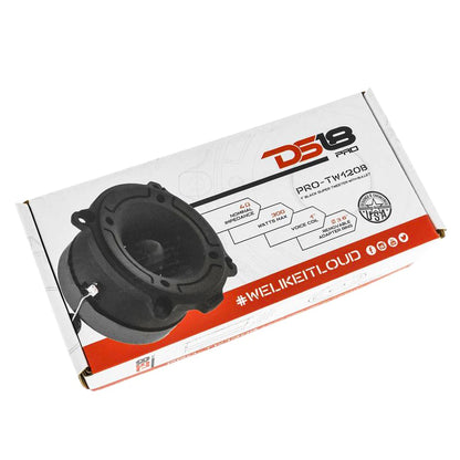 DS18 PRO-TW120B 300 W Max 1" 4-Ohms Car Audio Super Bullet Tweeters - Black