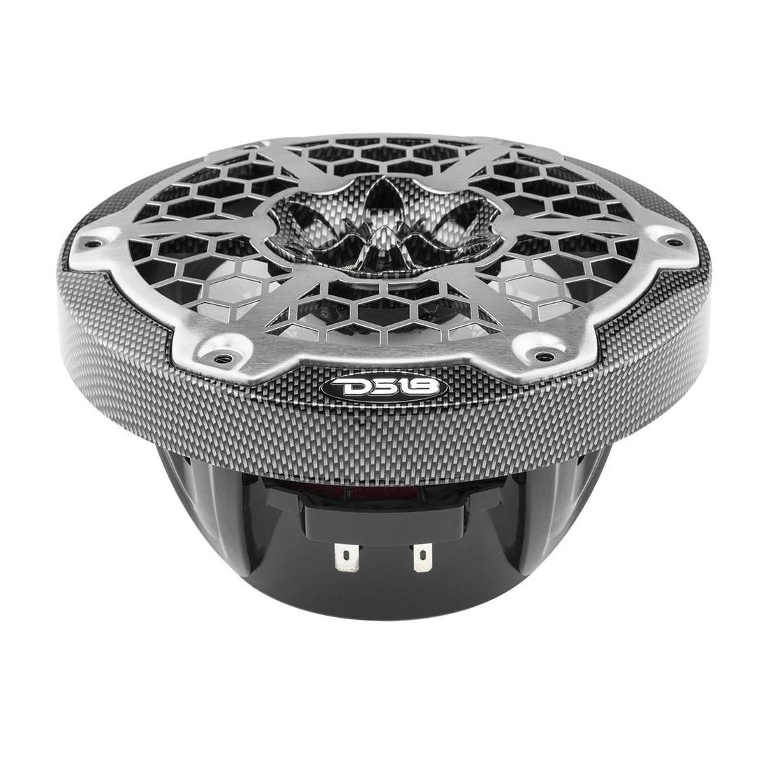 DS18 CF65 375 Watts Max 4 Ohm 6.5" 2-Way Integrated RGB LED Lights Marine Audio Speakers