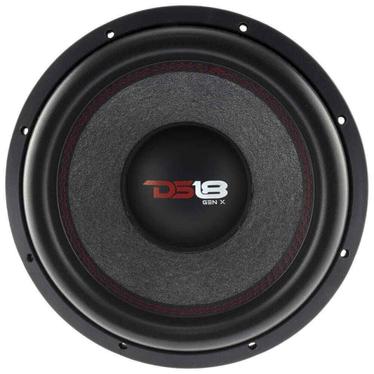 DS18 GEN-X124D 12" 900 Watts Max Power, 450W RMS, Dual 4 Ohms Car Subwoofer