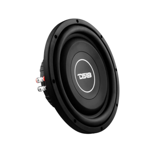 DS18 SRW12.4D 12" 440W Max Dual 4-Ohm Voice Coil DVC Shallow-Mount Car Subwoofer