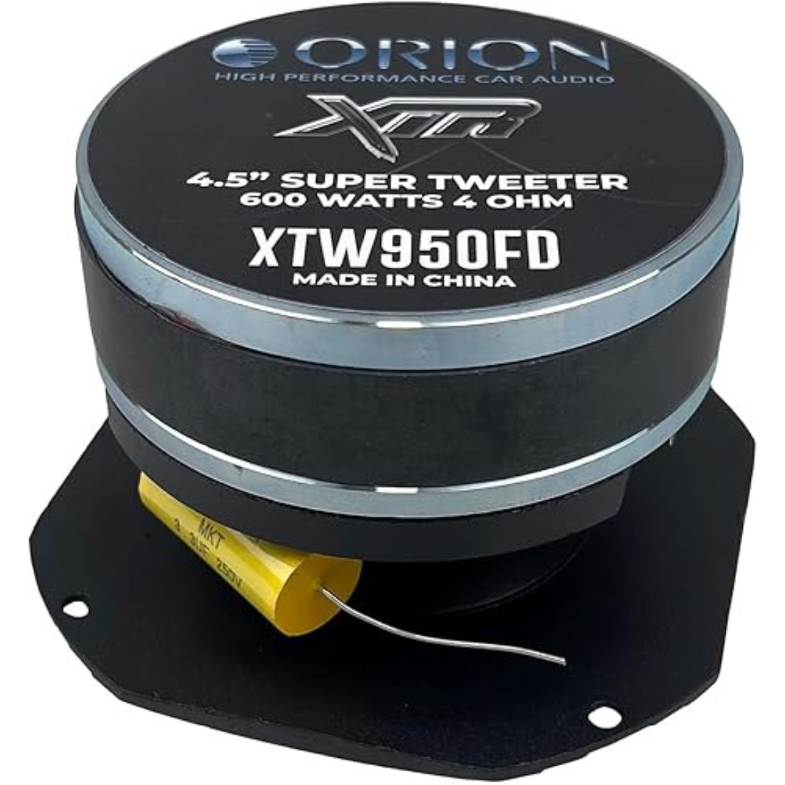 Orion XTW950FD 4.5" 600W Max 4-Ohm 1.5" Voice Coil Super Bullet Tweeter (Single)