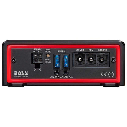 Boss Audio BE1200.1D 1-CH Monoblock 1200W Peak 1 to 8-Ohm Class-D Car Amplifier