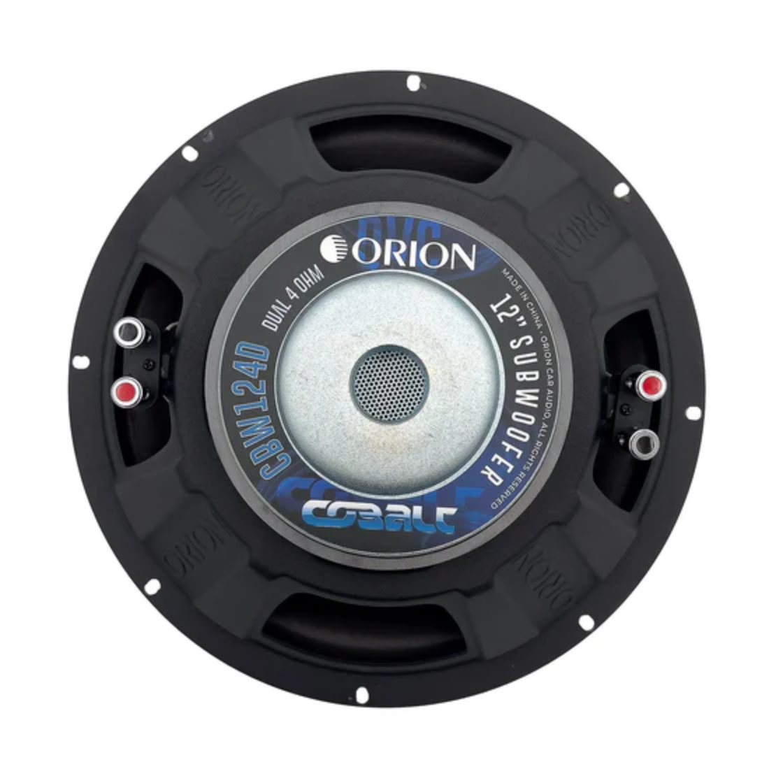 Orion CBW124D 12" 1600W Max Dual 4-Ohm Voice Coil DVC Car Audio Subwoofer