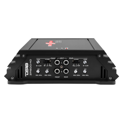 DS18 ZR600.4D 2400W Max 4-Channel Class-D Full-Range Car Audio Amplifier