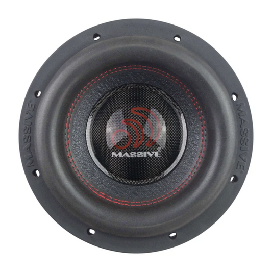 Massive Audio H82XR 8" 2000W Peak 2.5" Dual 2-Ohm Voice Coil DVC Car Subwoofer