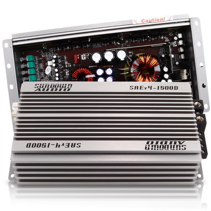 Sundown Audio SAEV4-1500D Monoblock 1500W RMS 1-Ohm Stable Class-D Car Amplifier