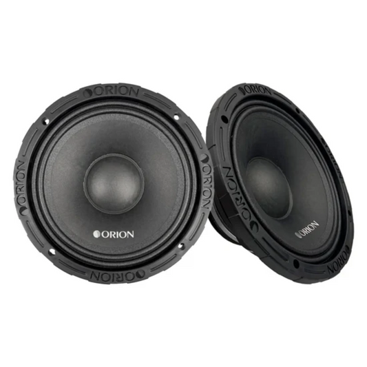 Orion HCCA854NDC 8" 2000W Peak 4-Ohm Neodymium Midrange Dust Cap Speakers (Pair)