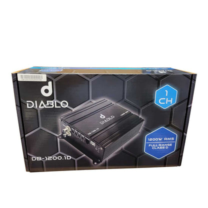 Diablo DB-1200.1D Monoblock 1200W RMS Full-Range Super Mini Class-D Amplifier