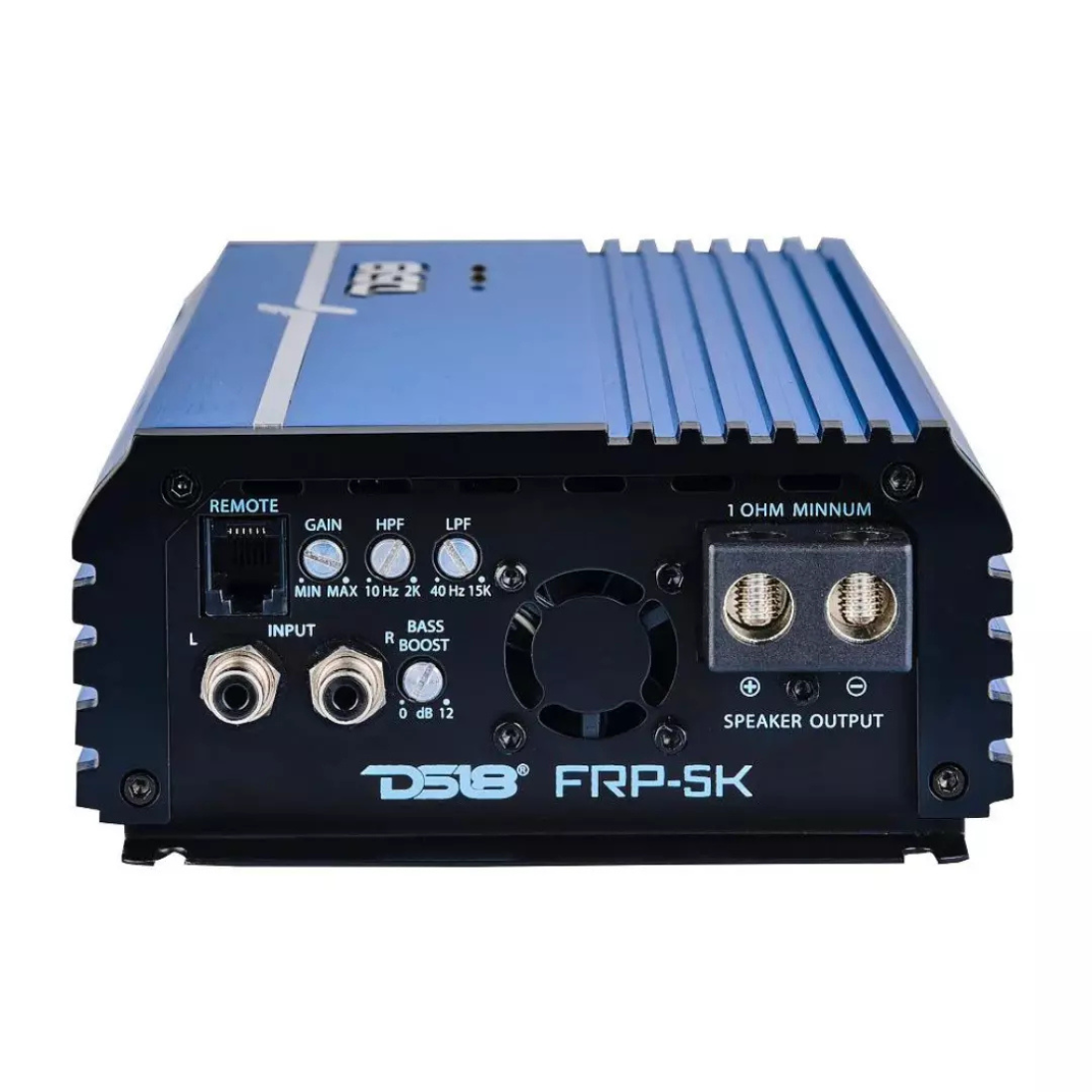 DS18 FRP-5K/BL 1-Channel 5000W RMS @ 1-Ohm Class-D Full-Range Amplifier (Blue)