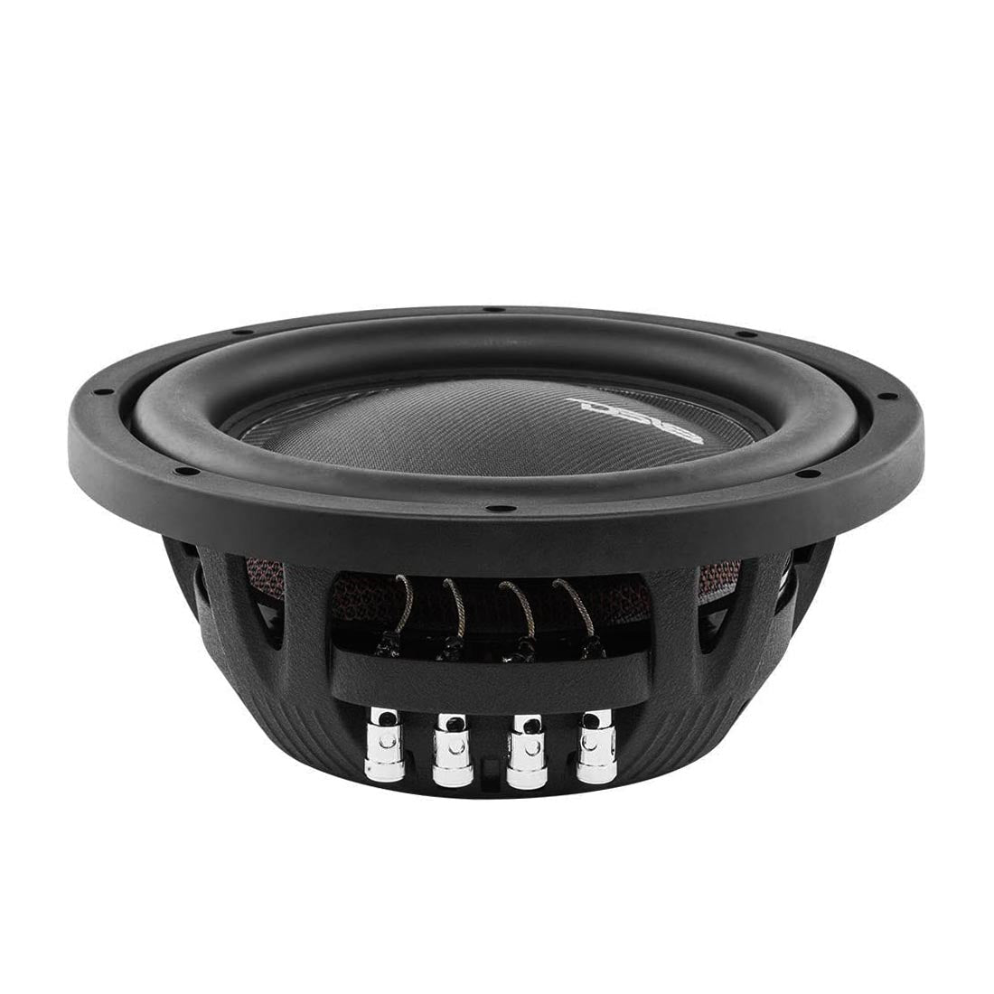 DS18 IXS10.4D 10" 1000 W Max Dual 4-Ohm Voice Coil DVC Shallow Mount Subwoofer